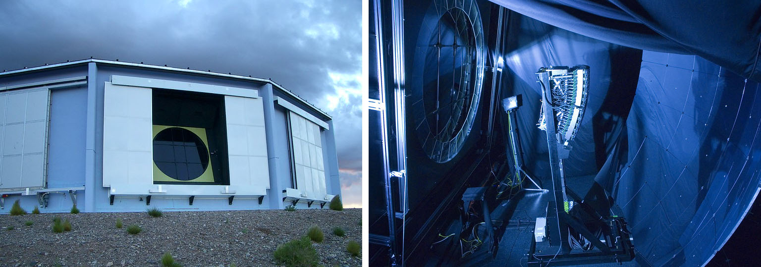 T&eacute;lescopes de suivi de la fluorescence