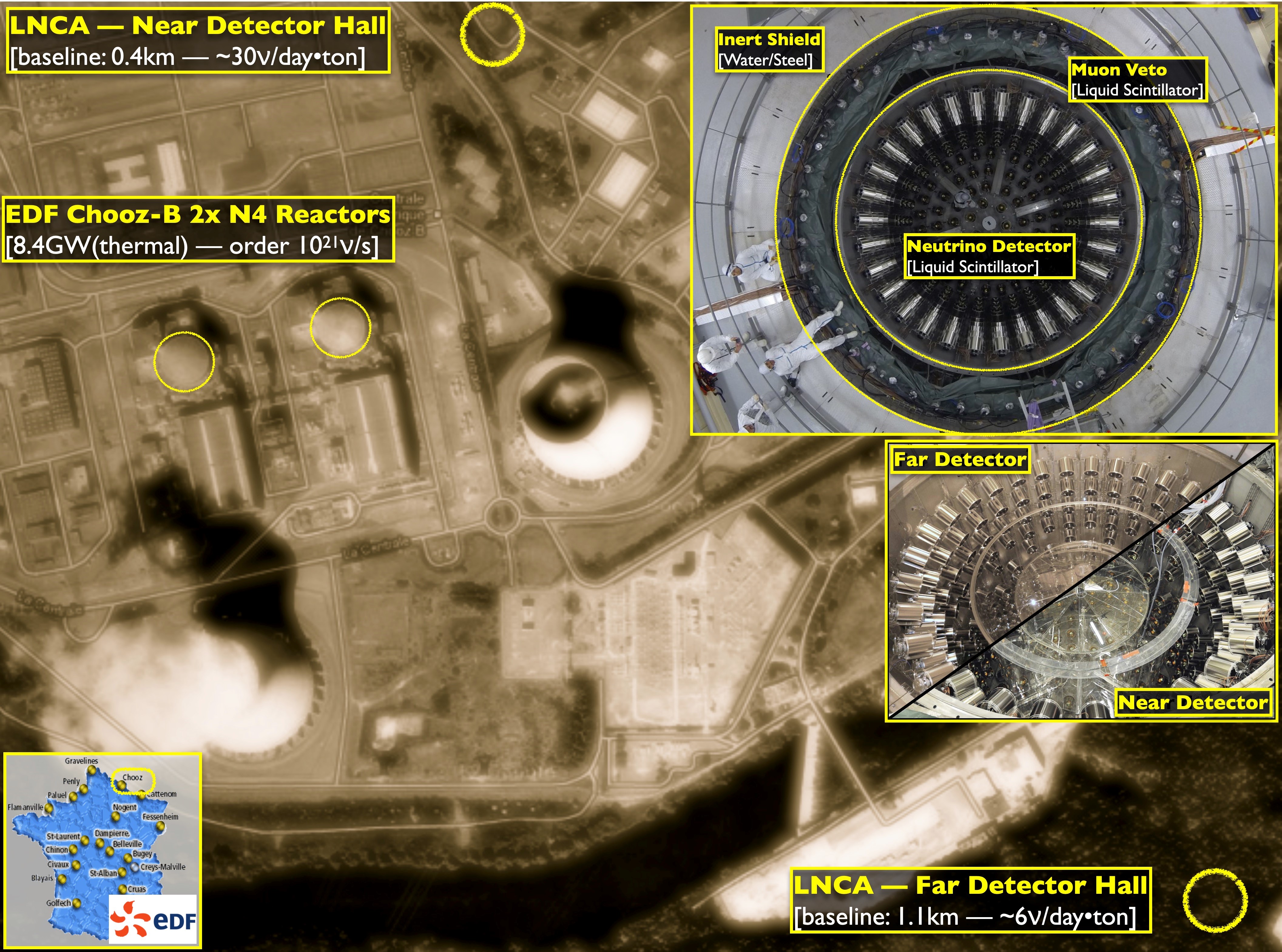 Vue a&eacute;rienne de la centrale nucl&eacute;aire de Chooz